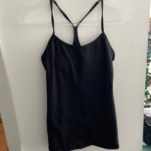 Lululemon workout tank top, black, size 10